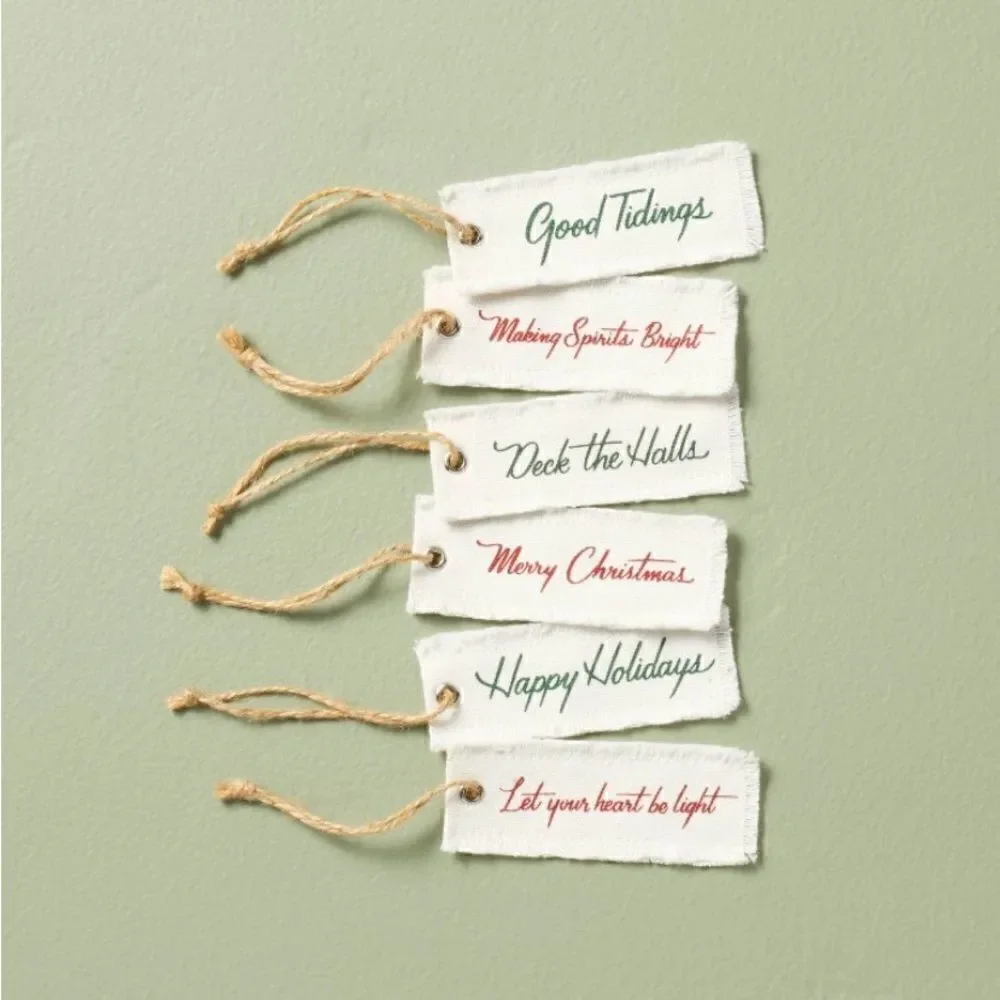 Hearth & Hand Fabric Gift Tags
